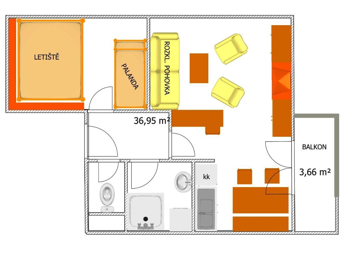 Apartman 6 U Sjezdovek Rokytnice nad Jizerou Exteriör bild